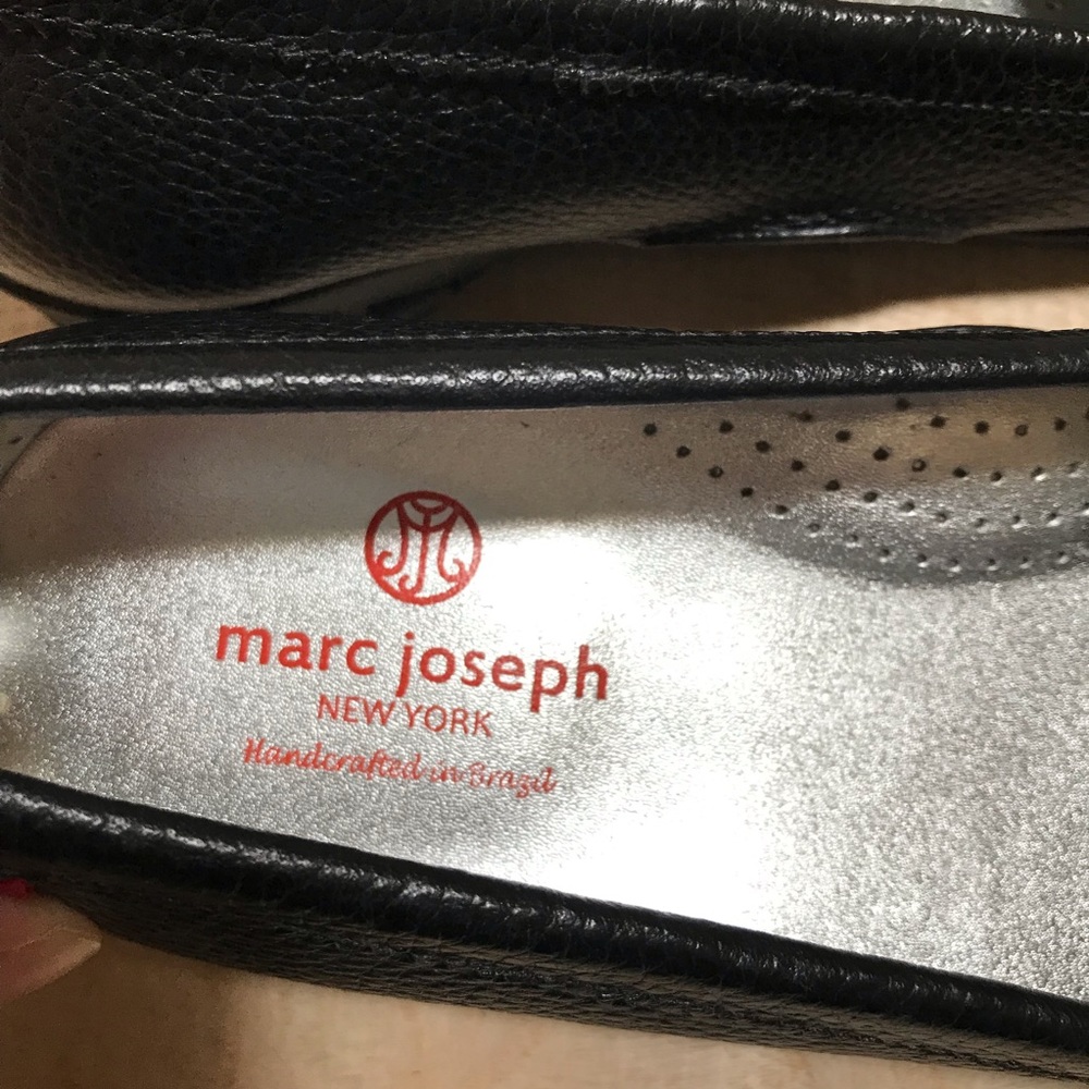 Marc Joseph Women’s Shoes Leather Black Loafers Size 11 - Picture 6 of 10
